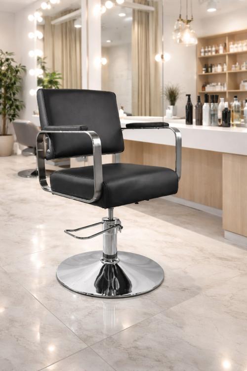 Silla de peluquería de polipiel Curier